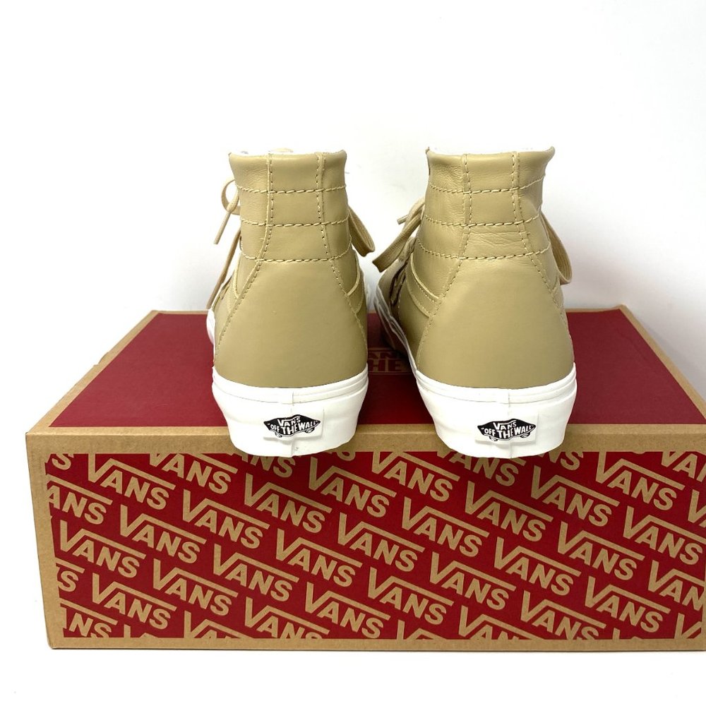 💖MEGA SALE💖Vans Sk8-Hi Tapered Soft Leather High Top Beige Men's VN0A4U162V1 - Picture 3 of 8